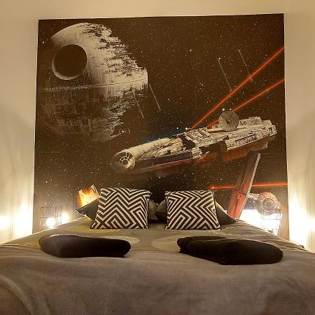Appartement Cinema Video-Projecteur Et Garage Honfleur Exteriör bild