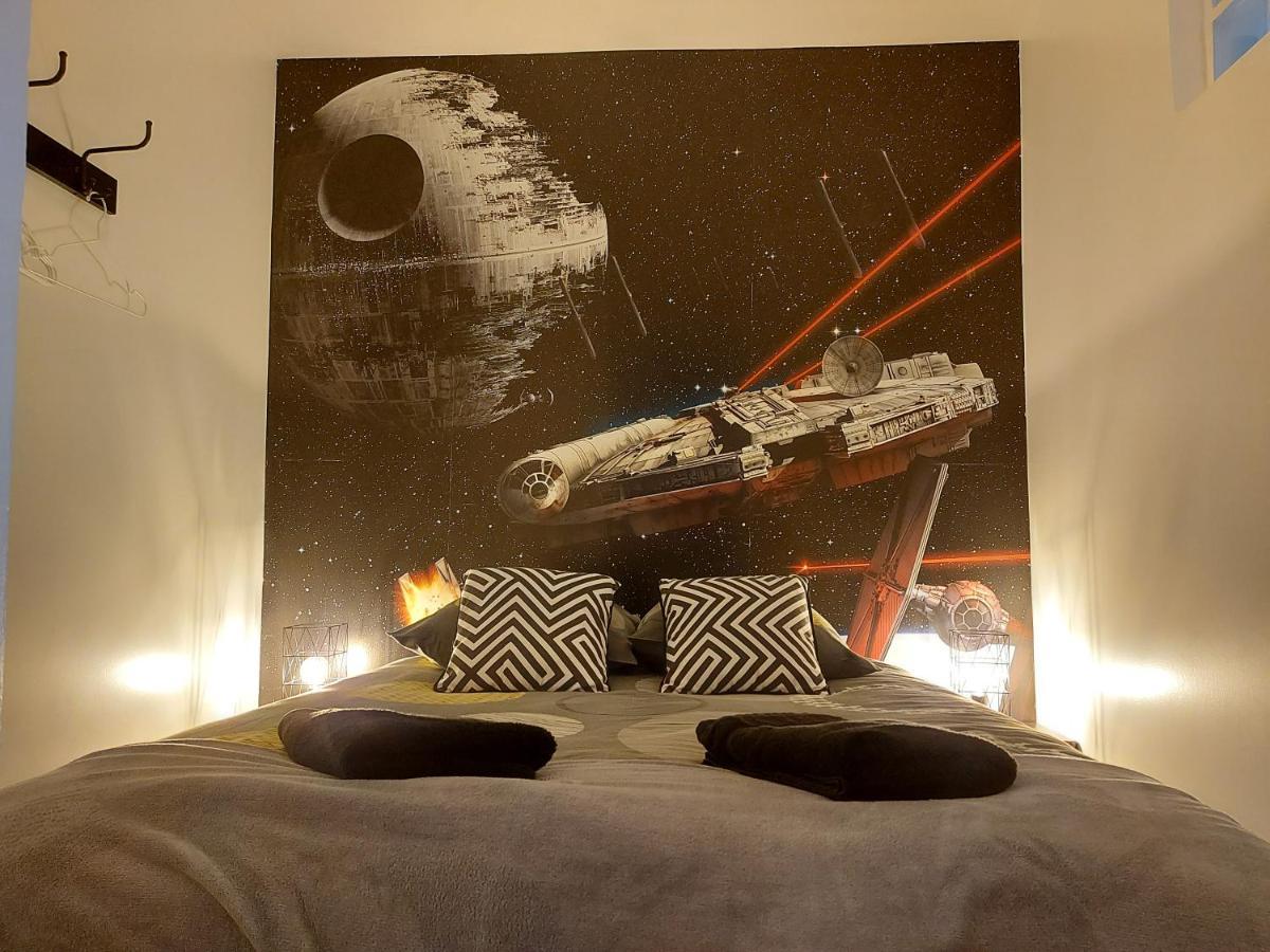 Appartement Cinema Video-Projecteur Et Garage Honfleur Exteriör bild