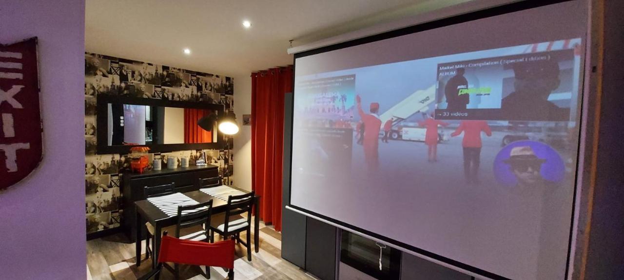 Appartement Cinema Video-Projecteur Et Garage Honfleur Exteriör bild